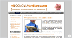 Desktop Screenshot of mieconomiafamiliar.com